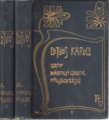 Könyv: Gróf Károlyi Gábor följegyzései I-II. (Eötvös K. munkái VII-VIII.) (Eötvös Károly)