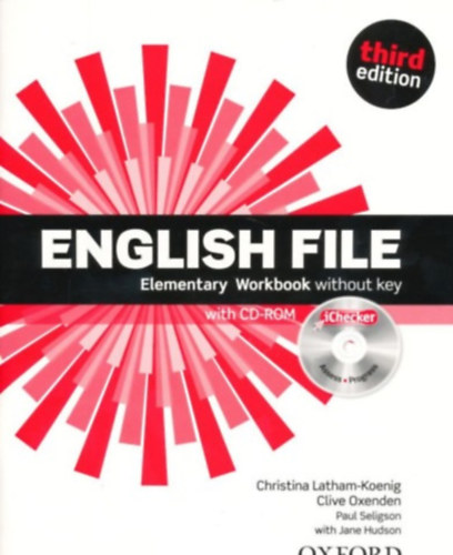 Könyv: English File Elementary Workbook without Key with CD-ROM + iChecker (Clive Oxegen - Christina Latham-Koenig - Paul Seligson)