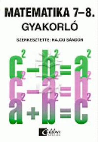 Könyv: Matematika 7-8. gyakorló (Dr. Hajdu Sándor)