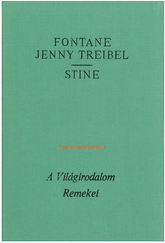 Theodor Fontane: Jenny Treibel-Stine