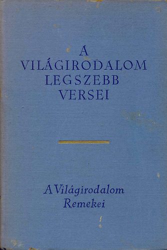 : A világirodalom legszebb versei