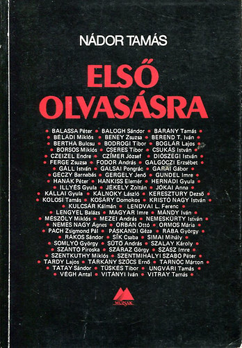 Nádor Tamás: Első olvasásra