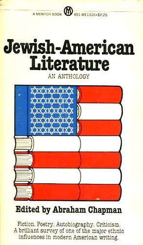 Abraham Chapman: Jewish- American Literature 