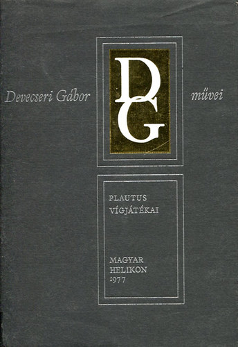Plautus: Plautus vígjátékai II.