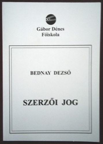 Bednay Dezső: Szerzői jog