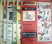 : Vaillant le journal le plus captivant 808-813. számok (1960 nov. 6 - dec. 11; 6 lapszám)