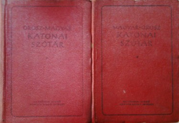: Orosz-Magyar + Magyar-Orosz katonai szótár