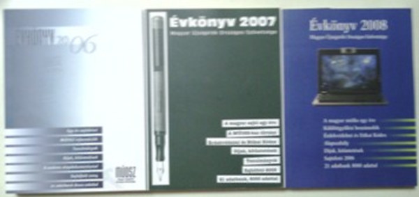 : MÚOSZ Évkönyv 2006-2007-2008. (3 kötet)