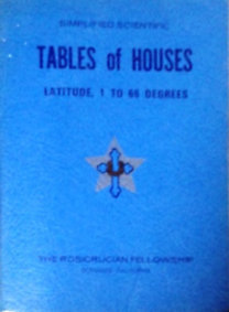 : Simplified Scientific Tables of Houses (Latitude 1 to 66 Degrees)