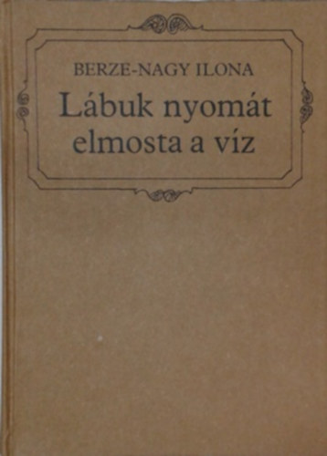 Berze-Nagy Ilona: Lábuk nyomát elmosta a víz