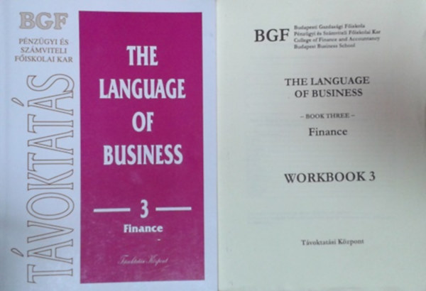 Görgényi-Várkonyi: The Language of Business 3. Finance