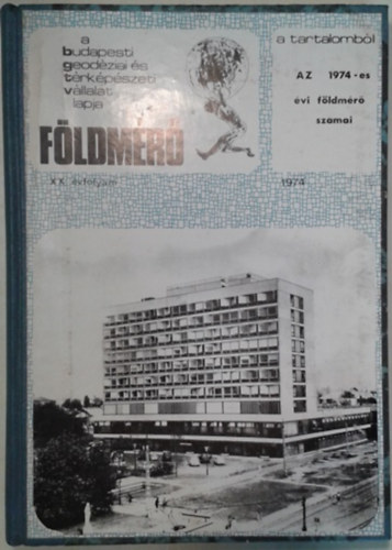 : Földmérő XX. évfolyam (1974 1-12. számai)