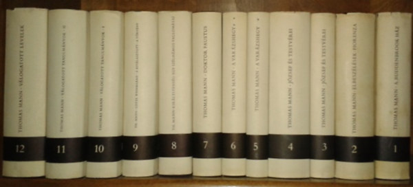 Thomas Mann: Thomas Mann művei I-XII.