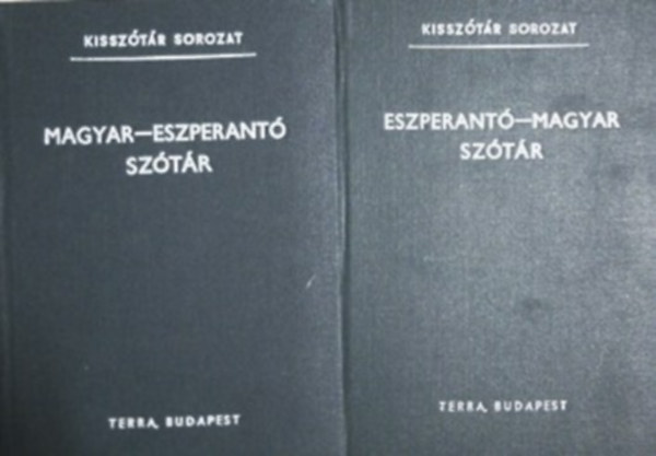 Pechan Alfonz: Eszperantó-magyar / magyar-eszperantó szótár (Kisszótár sorozat)