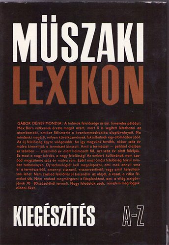 Polinszky Károly: Műszaki lexikon I-III.+kiegészítés