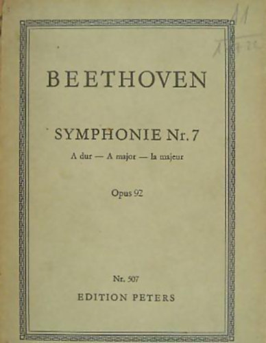 : Beethoven Symphonie Nr. 7 A dur