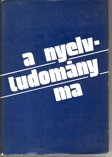 Szépe György: A nyelvtudomány ma