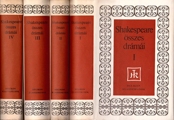 William Shakespeare: Shakespeare összes drámái I-IV. (Helikon klasszikusok)