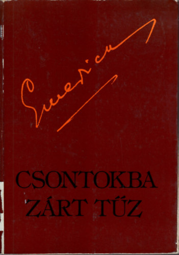 Dr. Somogyi Barnabás-szerkesztő: Csontokba zárt tűz-Dr. Somogyi Imre(Emericus)élete és munkája