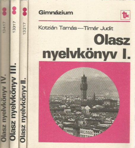 : Olasz nyelvkönyv I-IV.