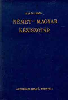 Halász Előd: Német-magyar kéziszótár