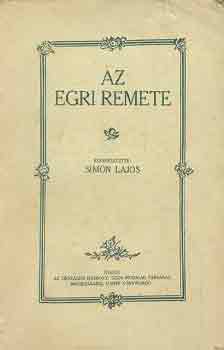 Simon Lajos (szerk.): Az egri remete