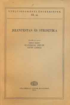 Imre-Szathmári-Szűts (szerk.): Jelentéstan és stilisztika