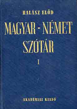 Halász Előd: Magyar-német szótár I-II.