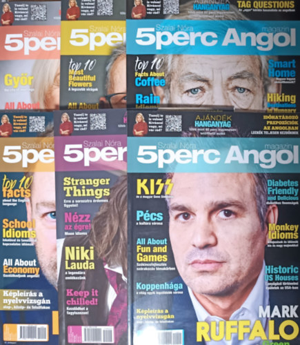 Szalai Nóra: 5perc Angol magazin (6 db)