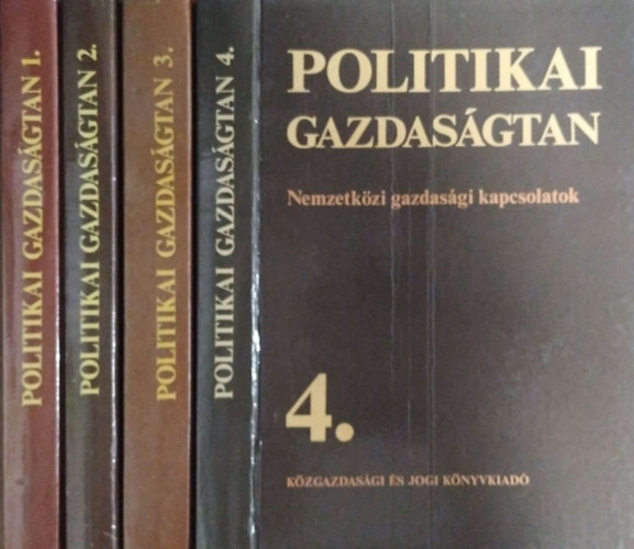 Fekete Ferenc szerk.: Politikai gazdaságtan I-IV. 