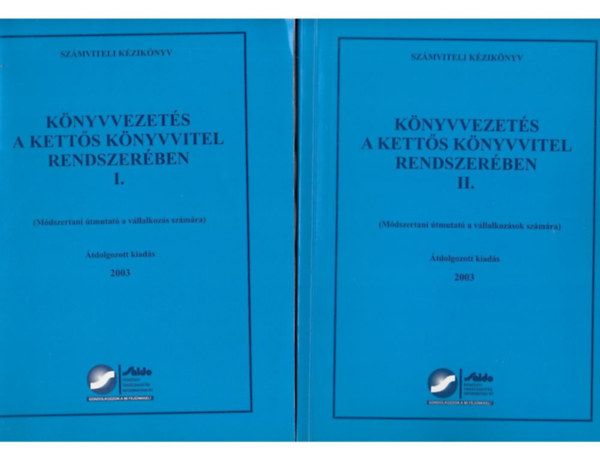 Dudás JÁnosné: Könyvvezetés a kettős könyvvitel rendszerében I-II.