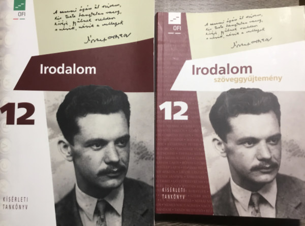 dr. Baranyai Katalin: Irodalom 12. Tankönyv + Szöveggyűjtemény (kísérleti tankönyv)