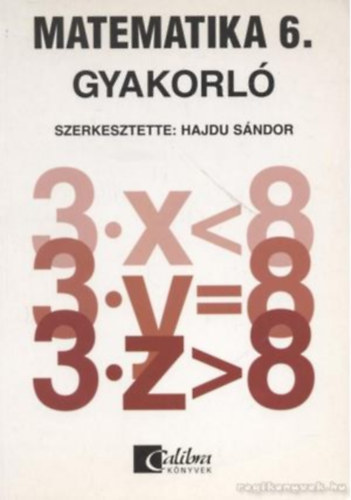 Dr. Hajdu Sándor: Matematika 6. gyakorló - Általános iskola 6. osztály