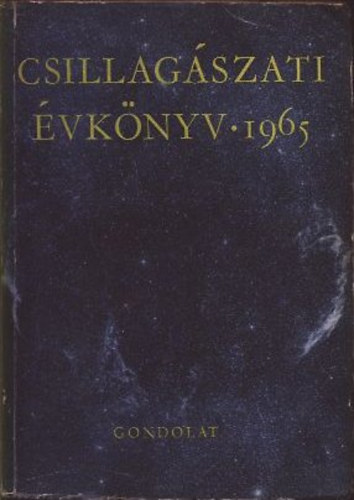 Gondolat Kiadó: Csillagászati évkönyv 1965