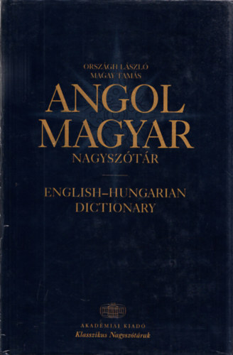 Országh László-Magay Tamás: Angol-magyar nagyszótár