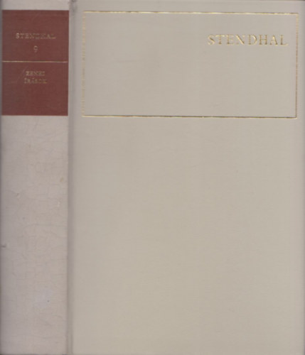 Stendhal: Zenei írások - Stendhal művei 9.