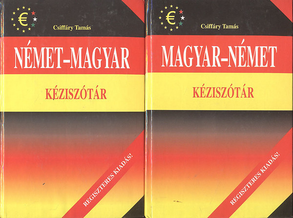 Csiffáry Tamás: Magyar-német és német-magyar kéziszótár (Regiszteres kiadás)