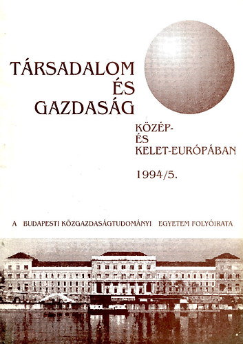 : Társadalom és gazdaság Közép- és Kelet-Európában 1994/5