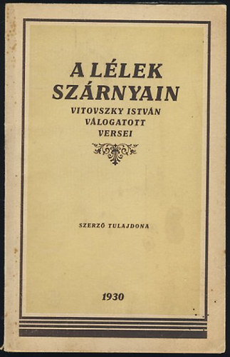 Vitovszky István: A lélek szárnyain