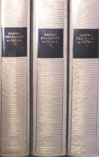 Szépirodalmi Könyvkiadó: Magyar drámaírók 20. század I-III.