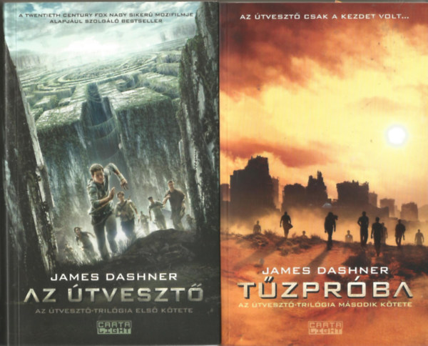 James Dashner: Az Útvesztő + Tűzpróba