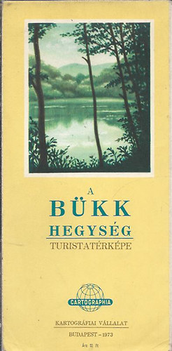 : A Bükk hegység turistatérképe