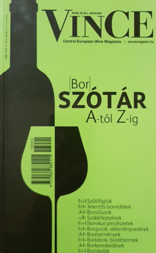 : {Bor} Szótár A-tól Z-ig