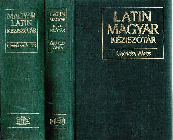 Györkösy Alajos (szerk.): Latin-magyar kéziszótár + Magyar-latin kéziszótár (2 kötet)