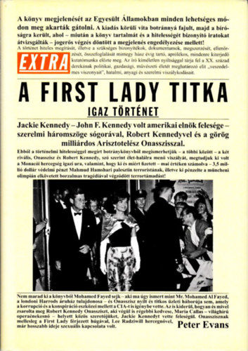 Peter Evans: A First Lady titka - Igaz történet