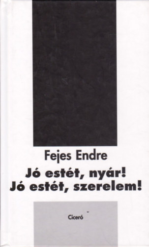 Fejes Endre: Jó estét nyár, jó estét szerelem