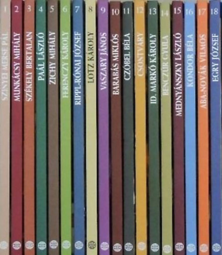 Hajnal Gabriella (sorozatszerk.): A magyar festészet mesterei 1-18.
