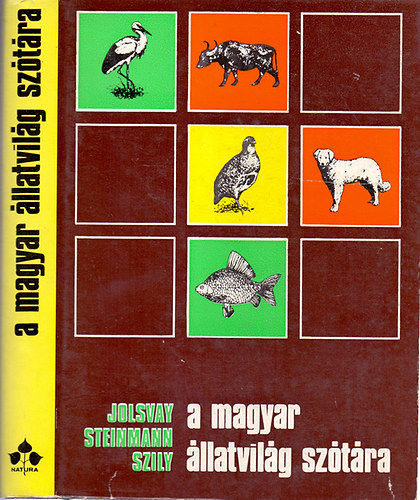 Dr. Jolsvay Alajos-Dr. Steinmann Henrik-Szily Ernő: A magyar állatvilág szótára (Magyar-latin - latin-magyar)