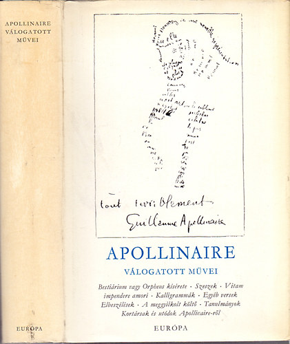 Guillaume Apollinaire: Guillaume Apollinaire válogatott művei