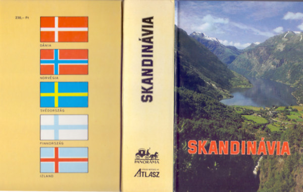 Juhász-Lindner-Madary-Németh-S.László-Szíj: Skandinávia - Panoráma Útikönyvek (Dánia - Norvégia - Svédország - Finnország - Izland)